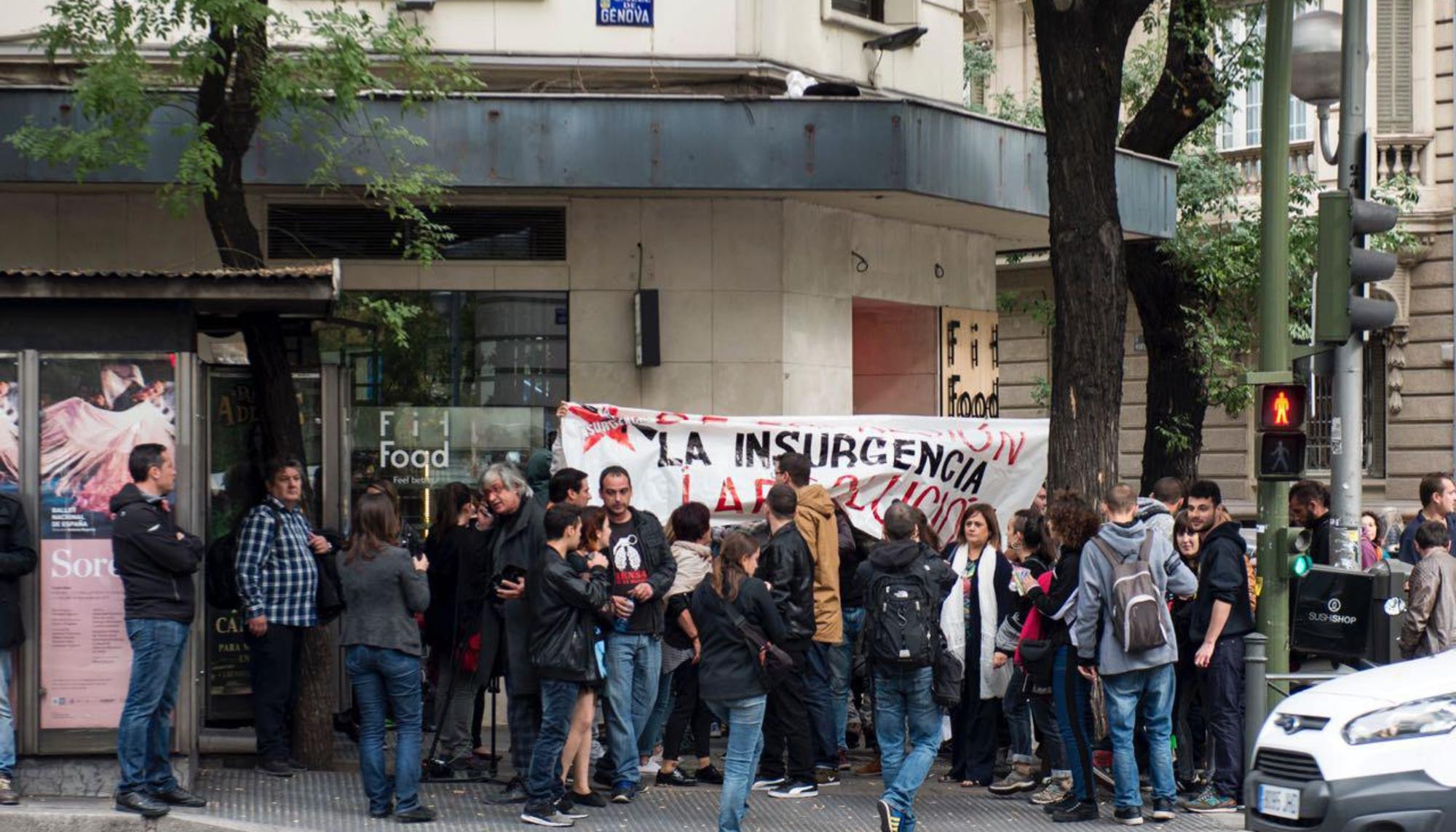 Concentración La Insurgencia